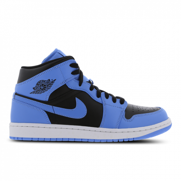 Air Jordan 1 Mid 'University Blue Black' | Men's Size 13 - DQ8426-401