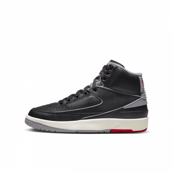 Air Jordan 2 Retro-sko til større børn - sort - DQ8562-001