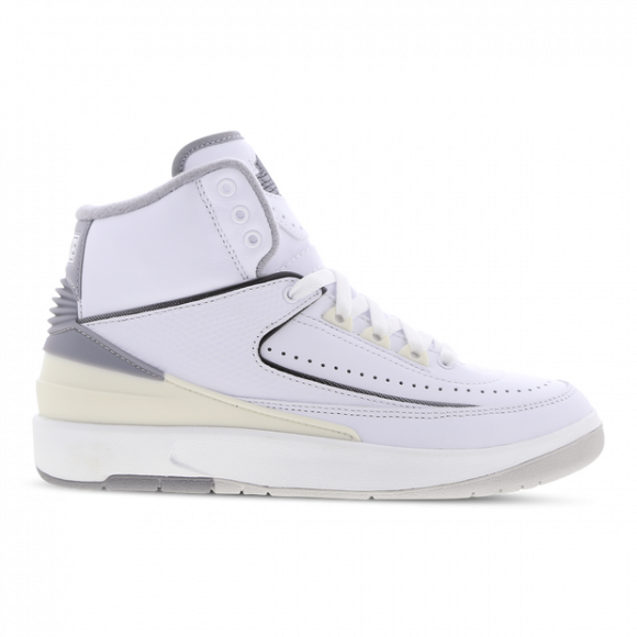 Air Jordan 2 Retro GS Sneakers in White/Cement Grey - DQ8562-100