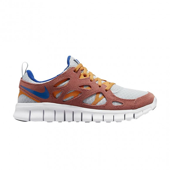 Nike Free Run 2 GS 'Aura University Gold Canyon Rust' | Grey | Kid's Size 5 - DQ8603-400