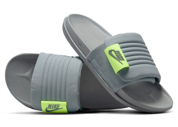Nike Offcourt Adjust Slide Cool Grey Volt - DQ9624-006