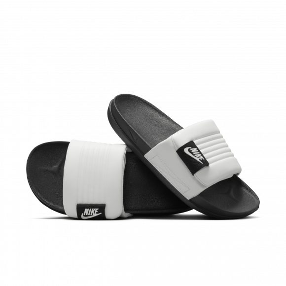 Claquette Nike Offcourt Adjust pour homme - Blanc - DQ9624-100