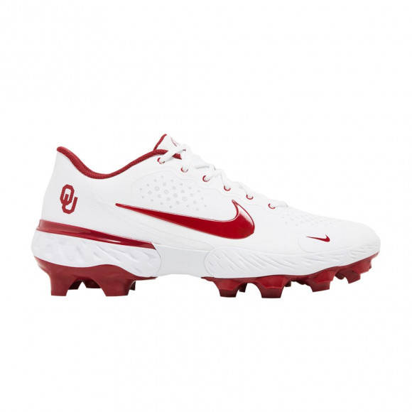 Nike Alpha Huarache Elite 3 Low 'Oklahoma' PE | White | Men's Size 13 - DR0208-101