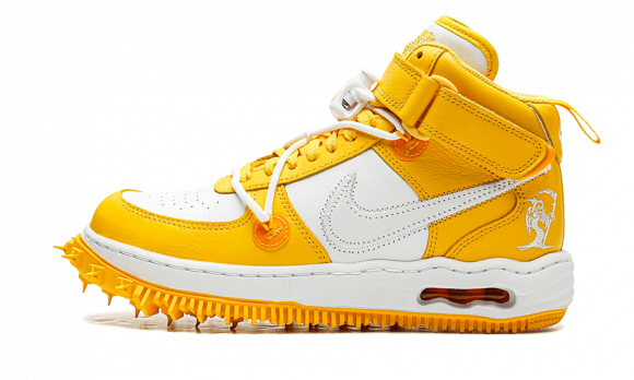 Off-White x Air Force 1 Mid SP Leather 'Varsity Maize' - DR0500-101