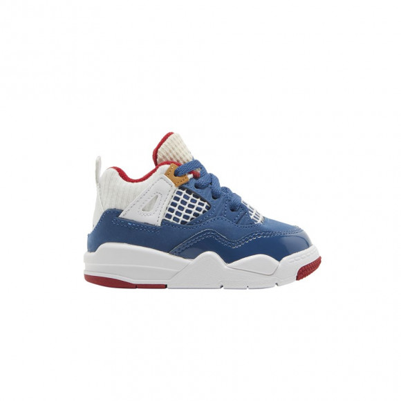 Air Jordan 4 Retro TD 'Messy Room' | Blue | Infant Size 5 - DR6951-400