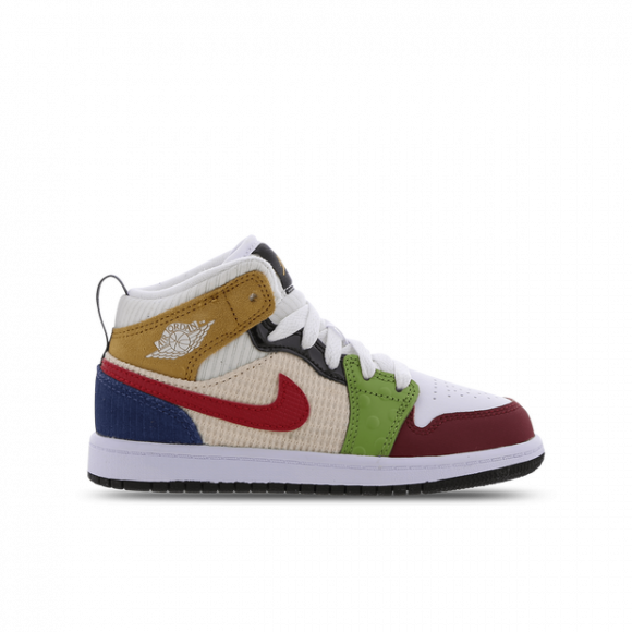 Jordan Mid SE Younger Kids' Shoes White