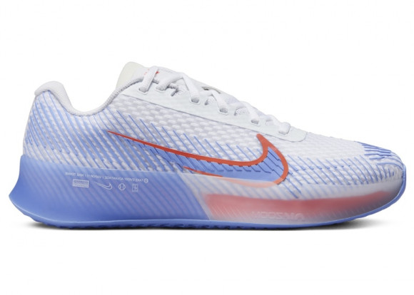 Nike Court Air Zoom Vapor 11 HC White Light Wild Mango Royal Pulse (Women's) - DR6965-106