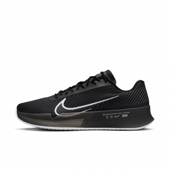 NikeCourt Air Zoom Vapor 11 Men's Hard Court Tennis Shoes - Black - DR6966-002