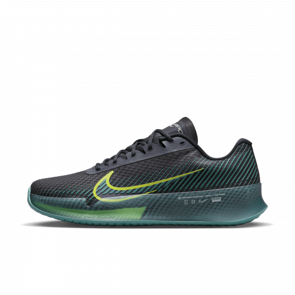 NikeCourt Air Zoom Vapor 11 Men's Hard Court Tennis Shoes - Grey - DR6966-003