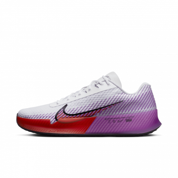 NikeCourt Air Zoom Vapor 11 Men's Hard Court Tennis Shoes - 1 - White - DR6966-100