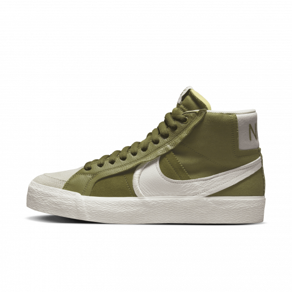 Nike SB Zoom Blazer Mid Premium Plus Skate Shoes - Green - DR9144-300