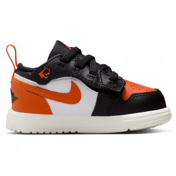 Jordan Aj1 Low Unisex Shoes - Black - Size: 3.5 - Leather - Foot Locker - DR9747-081