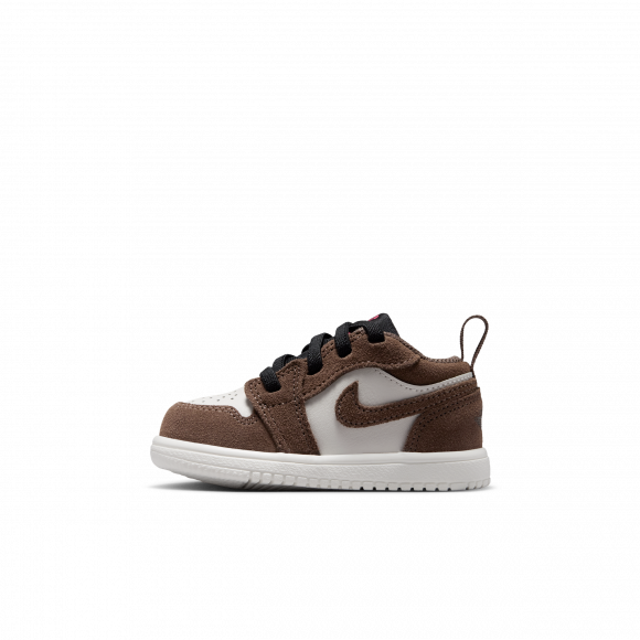 Air Jordan 1 Low Alt Suede  Blanc/marron   - Bébé - - DR9747-200