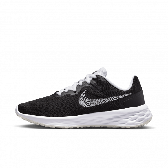 Nike Revolution 6 Next Nature Premium Hardloopschoenen voor dames (straat) - Zwart - DR9960-001