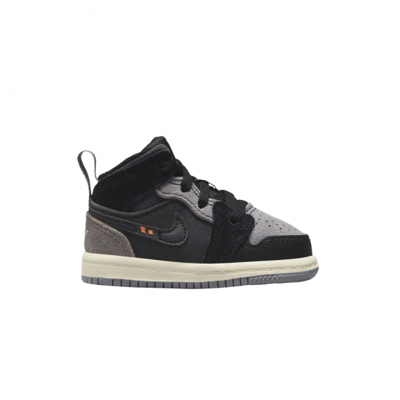 Air Jordan 1 Mid SE Craft TD 'Inside Out - Black' - DV0437-001