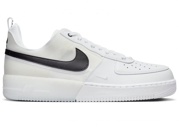 air force 1 react white black