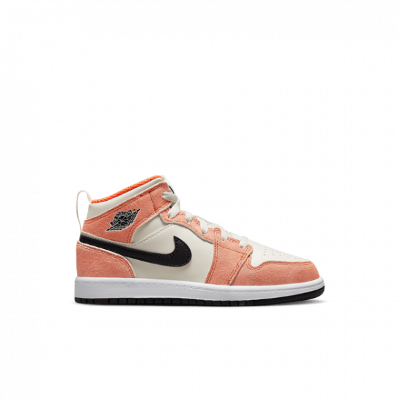 Jordan 1 Mid SE Schuh für jüngere Kinder - Orange - DV1341-800