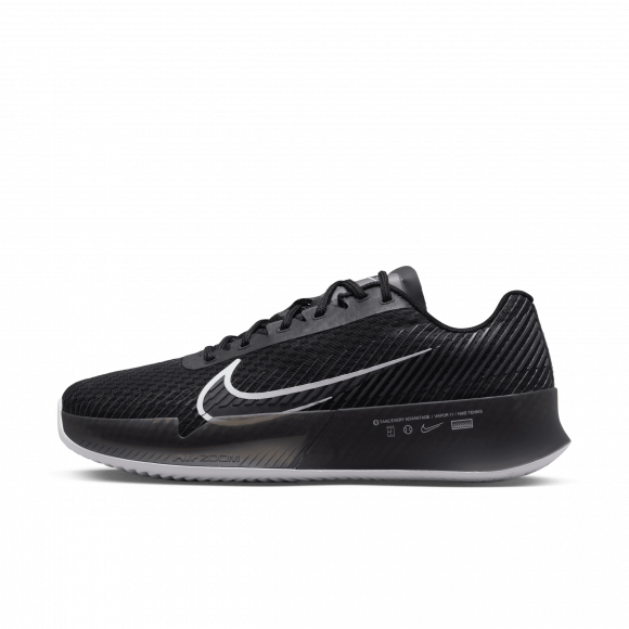NikeCourt Air Zoom Vapor 11-tennissko til grus til kvinder - sort - DV2015-001