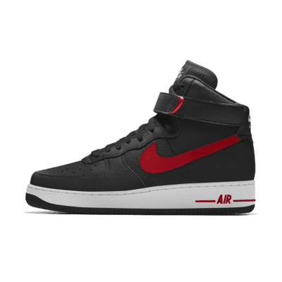 Nike Air Force 1 High Unlocked By You tilpasset sko til dame - Black - DV2284-991