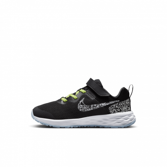 Nike Air Force 1 Gingham White Tech Grey - sko til mindre - sort - Nike Revolution 6 NN JP