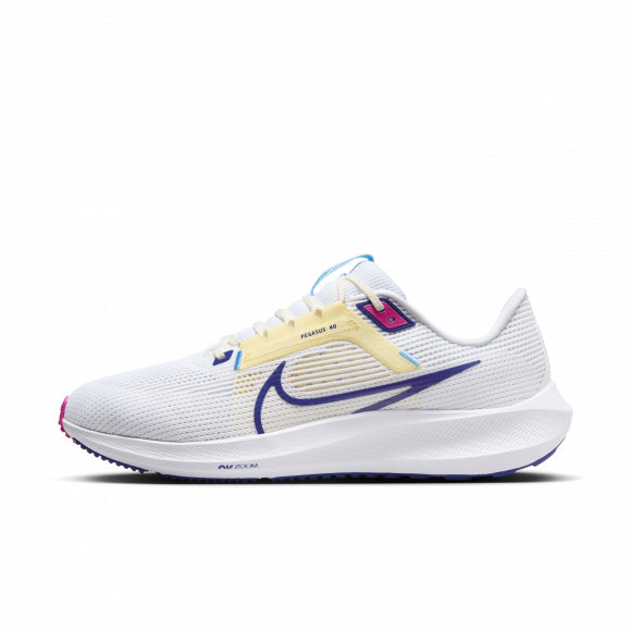 Nike Pegasus 40 Men's Road Running Shoes - White - DV3853-105