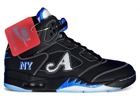 Awake NY x Air Jordan 5 Retro 'Black Racer Blue' | Men's Size 8 - DV4982-004