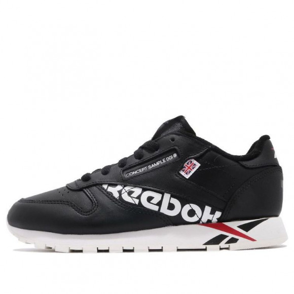 Reebok (WMNS) Classic Leather BLACK/WHITE Marathon Running Shoes DV5028 - DV5028