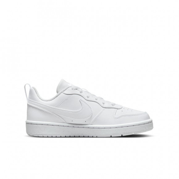 Nike Court Borough Low Recraft-sko til større børn - hvid - DV5456-106