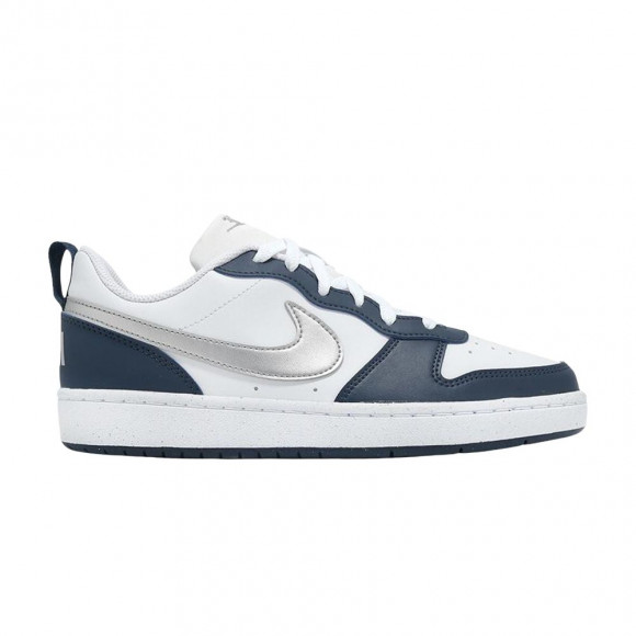 Nike Court Borough Low Recraft GS 'White Metallic Silver' | Kid's Size 5.5 - DV5456-135