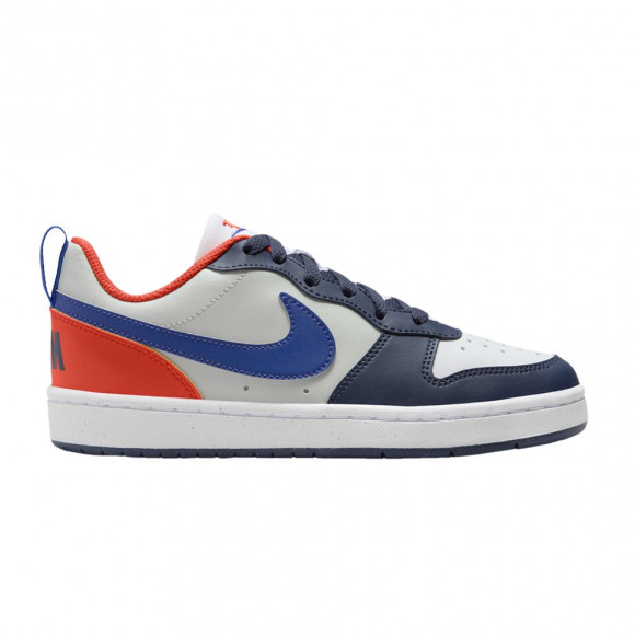 Nike Court Borough Low Recraft GS 'Midnight Navy Team Orange' | White | Kid's Size 4.5 - DV5456-401