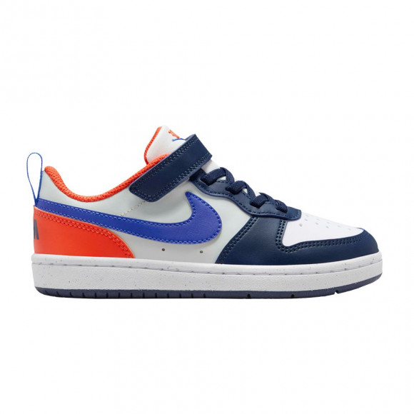 Nike Court Borough Low Recraft PS 'Midnight Navy Team Orange' | White | Kid's Size 12.5 - DV5457-401