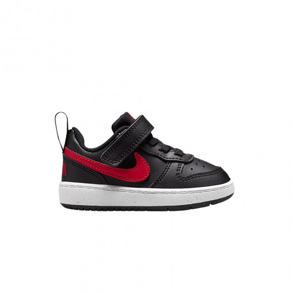 Nike Court Borough Low Recraft TD 'Black White University Red' | Infant Size 7 - DV5458-020