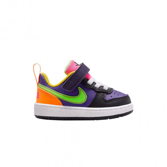 Nike Court Borough Low Recraft TD 'Court Purple Court Purple Hyper Pink Green Strike' | Infant Size 4 - DV5458-502