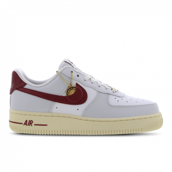 Nike Air Force 1 Summit White/Solar Red