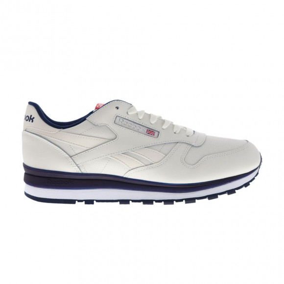 Reebok Classic Leather MU 'Chalk Collegiate Navy' | White | Men's Size 7.5 - DV8626