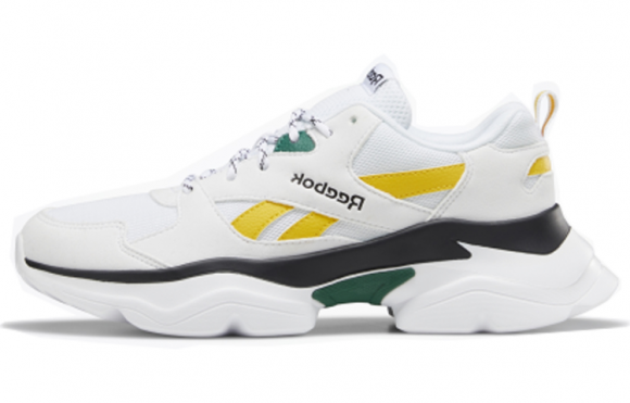 Reebok Royal Bridge 3 'Green Yellow' White/Green/Yellow/Black Marathon Running Shoes/Sneakers DV8846 - DV8846