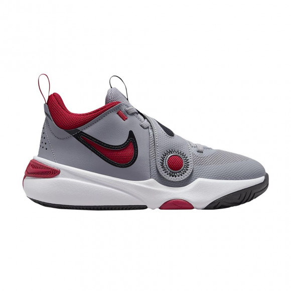 Nike Team Hustle D 11 GS 'Cement Grey/Black/White/Gym Red' | Kid's Size 7 - DV8996-006