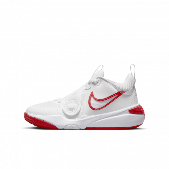 Sapatilhas de basquetebol Nike Team Hustle D 11 Júnior - Branco - DV8996-102