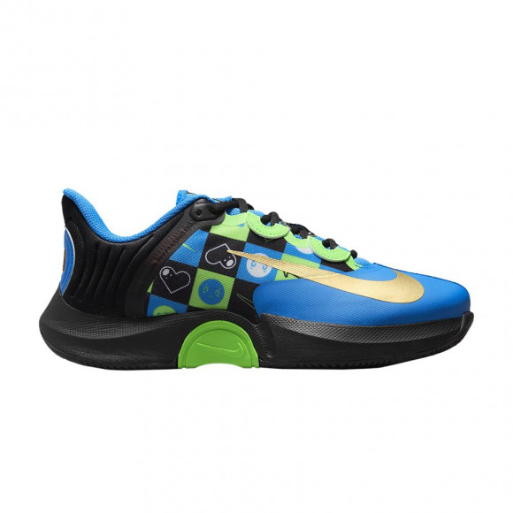 Naomi Osaka x Wmns NikeCourt Air Zoom GP Turbo 'All Smiles' | Blue | Women's Size 6.5 - DX0662-400