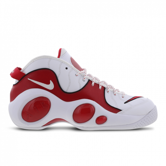 Nike Men's Air Zoom Flight 95 Sneakers in White/True Red/Black - DX1165-100