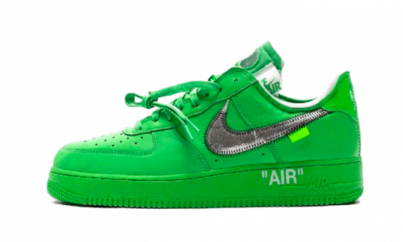 imagen haga turismo Usando una computadora Nike Air Force 1 Low Off-White Light Green Spark