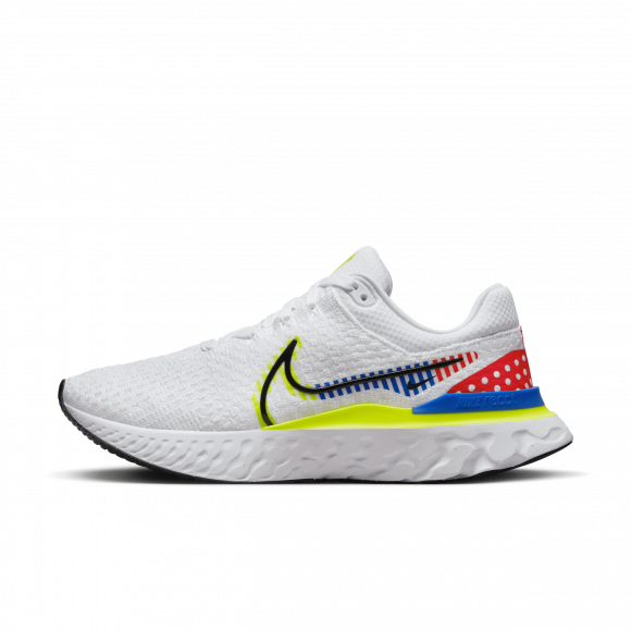 Męskie buty do biegania po asfalcie Nike React Infinity Run Flyknit 3 Premium - Biel - DX1629-100