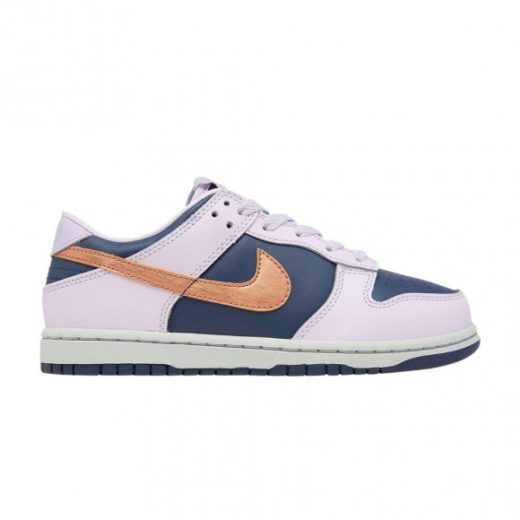 Nike Dunk Low SE PS 'Copper Swoosh' | Purple | Kid's Size 13 - DX1664-400