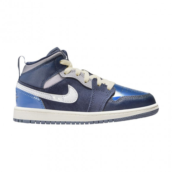 Air Jordan 1 Mid SE Craft PS 'Inside Out - Obsidian' | Blue | Kid's Size 12 - DX2195-400