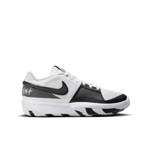 Nike Ja 1 Gs, Weiß/schwarz-weiß - DX2294-102