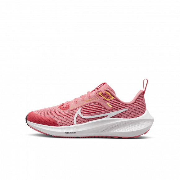 Nike Air Zoom Pegasus 40 Older Kids' Road Running Shoes - Pink - DX2498-600