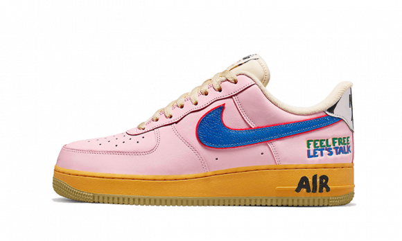 Nike Air Force 1 '07 Pink Foam / Hyper Royal-University Red - DX2667-600
