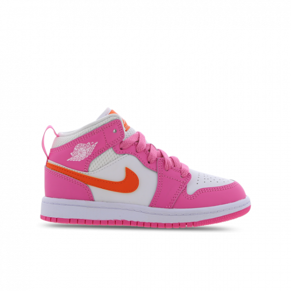 Jordan 1 Mid sko til små barn - Pink - DX3238-681