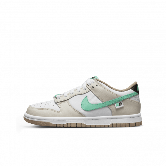 Nike Dunk Low-sko til større børn - hvid - DX6063-131