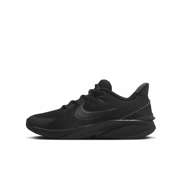 Nike Star Runner 4 hardloopschoenen voor kids (straat) - Zwart - DX7615-002